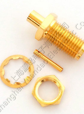 高频连接器接头SMA-KYB2母头接RG405 SFX-086-2半柔半钢