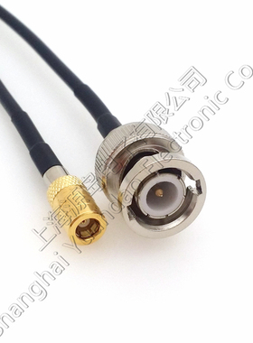 射频连接线低损耗天线延长线50欧BNC-J/SMB-K母头RG174线Q9公