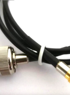 低噪音电缆防震碳墨半导体传感器线M5/L5公头转BNC公头Q9头STYV-2