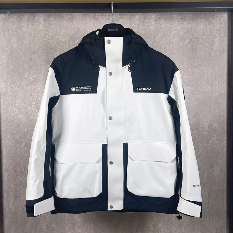 探路者防风保暖男秋冬冲锋衣