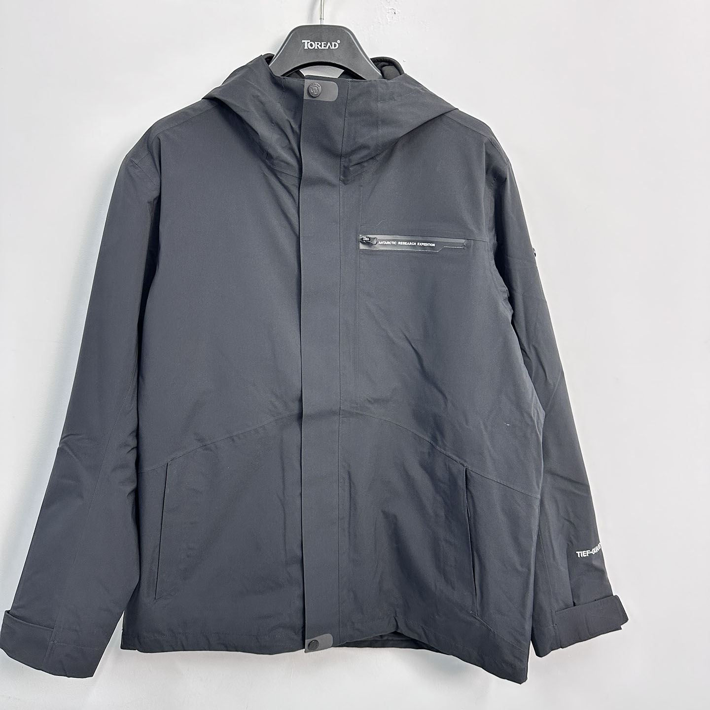 探路者冲锋衣男秋冬防水透湿