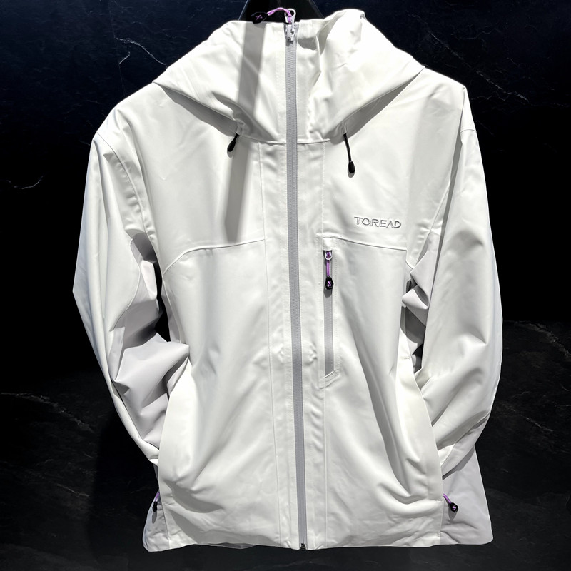 探路者单层冲锋衣女防水