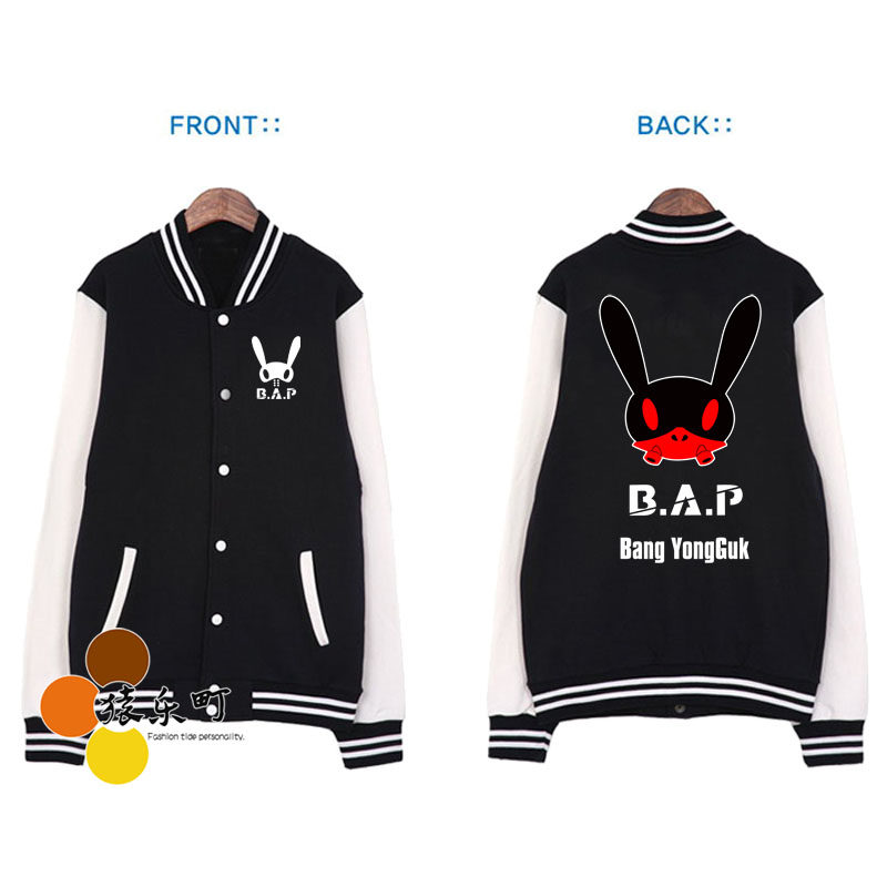 new pattern B.A.P Yung Kwok bap Jinli Can Zheng Daxian Same item periphery Stand collar mlb coatin the Sportswear/Casual Clothing , Sports uniforms , Baseball uniform  category - from Buy2taobao.com to provide professional Taobao agent buy service