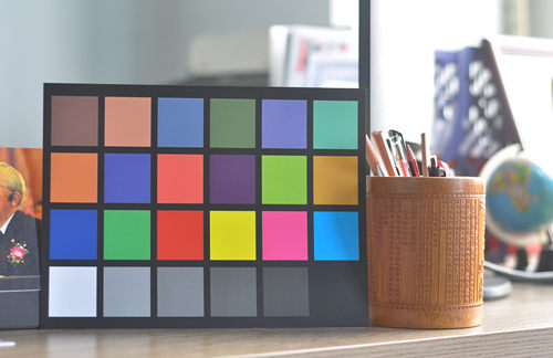 24色卡色彩还原测试卡监控摄像机手机摄像头测试A4高清280x210mm