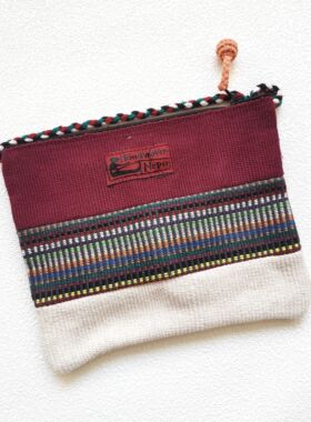 包邮 尼泊尔 WSDO纯棉手工帆布随身布包 拼接新护照包