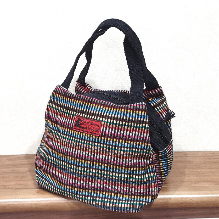 尼泊尔WSDO纯棉Yamuna便当包通勤包大容量女士包袋手提包女包包