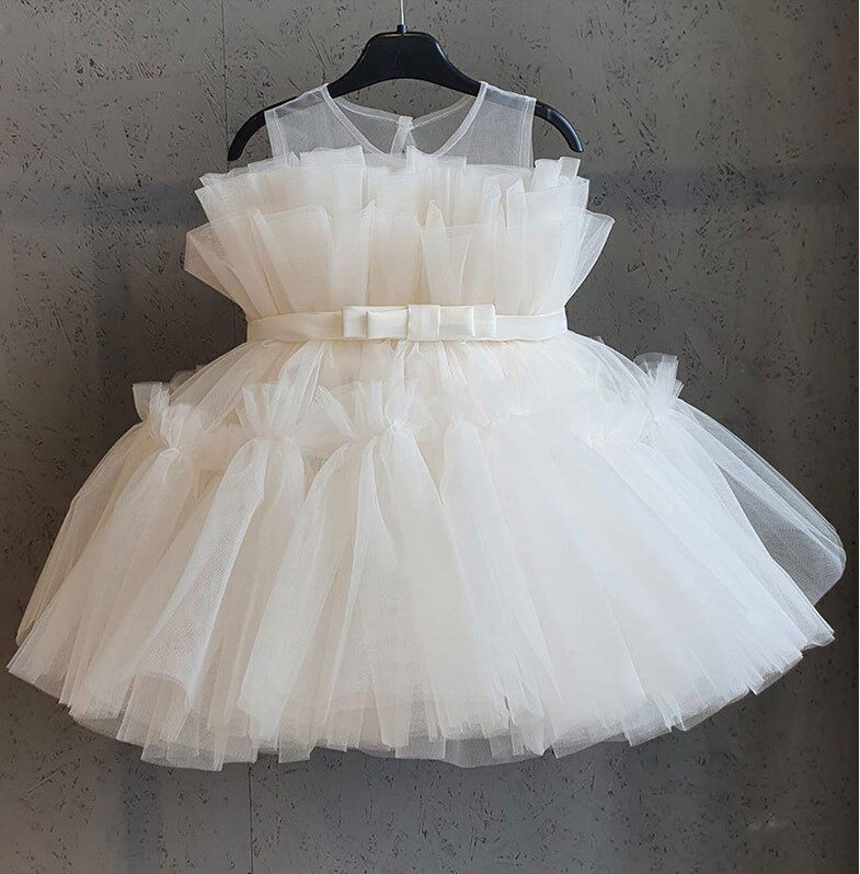 儿童礼服甜美可爱公主连衣裙网纱女童蓬蓬裙儿童礼服裙女童婚纱裙