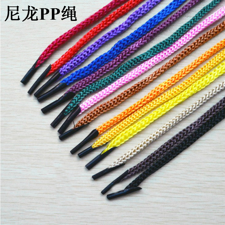 本厂丙纶绳，质量保证实打实 ， 可来样定做颜色齐全，1捆=1000条；价格为1捆价。下单前请先联系客服，一般不支持退货。外省快递费用不准详情联系客服咨询！需要1000条拍1件，需要2000条拍2件，颜色按照样本型号 ，或者联系客服看颜色。
