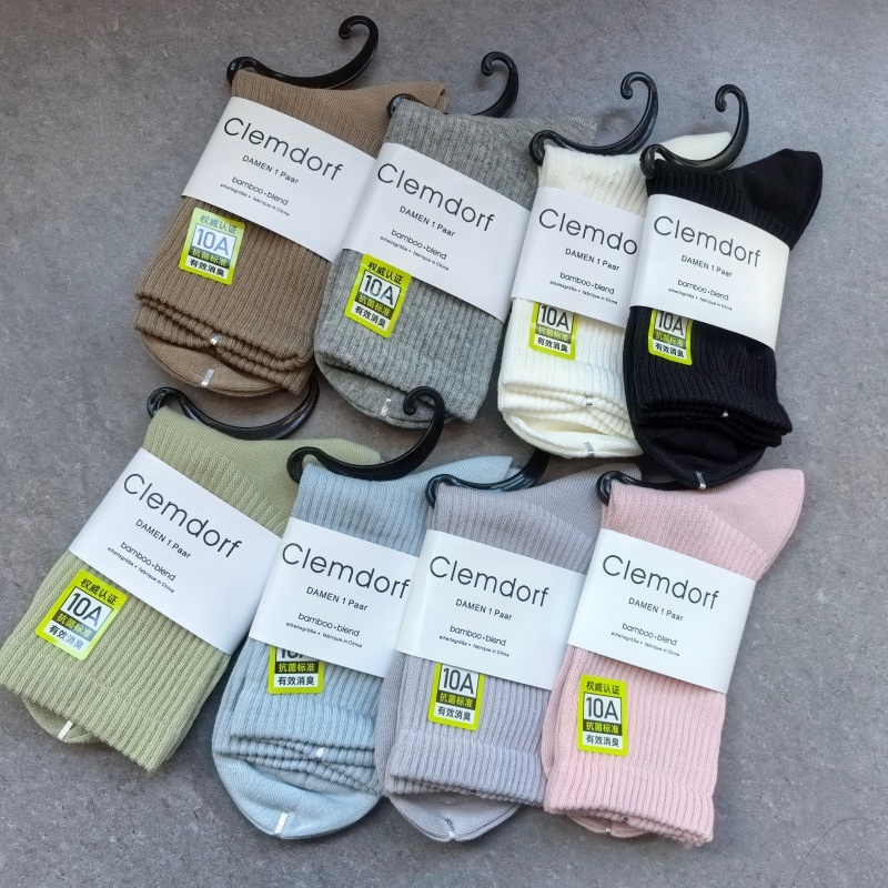 无骨棉质柔软女士休闲中筒四季袜