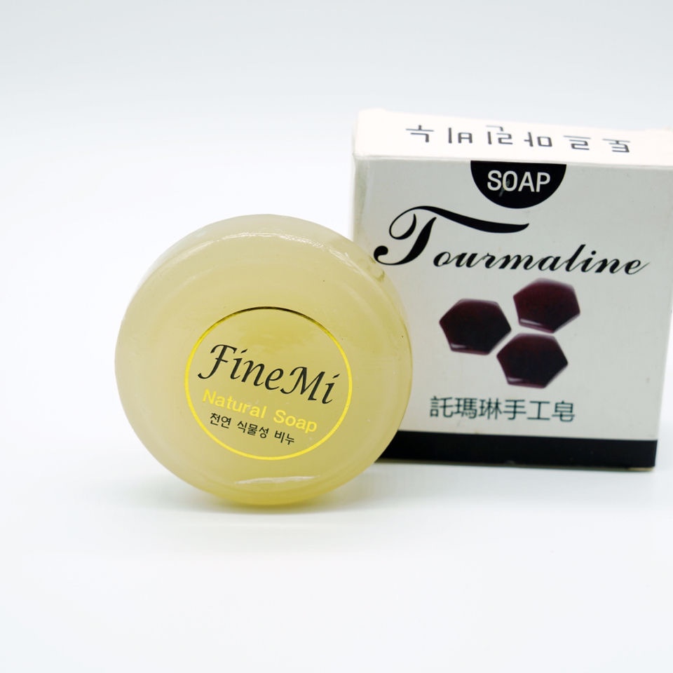 托玛琳手工精油香皂 高含量负离子 100g纯植物提取 无防腐 拍3发4