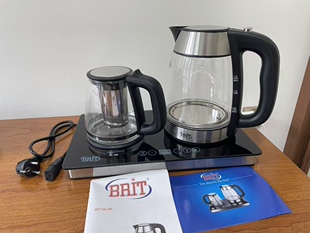 出口原装 BRIT品牌茶具电热水壶二合一煮水泡茶套装