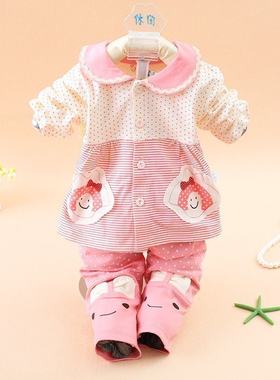 春秋款公主风婴儿个月周岁服开衫