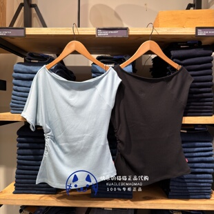 2026 0000 女士斜肩修身 T恤006QG 0004 短袖 Levis李维斯专柜正品