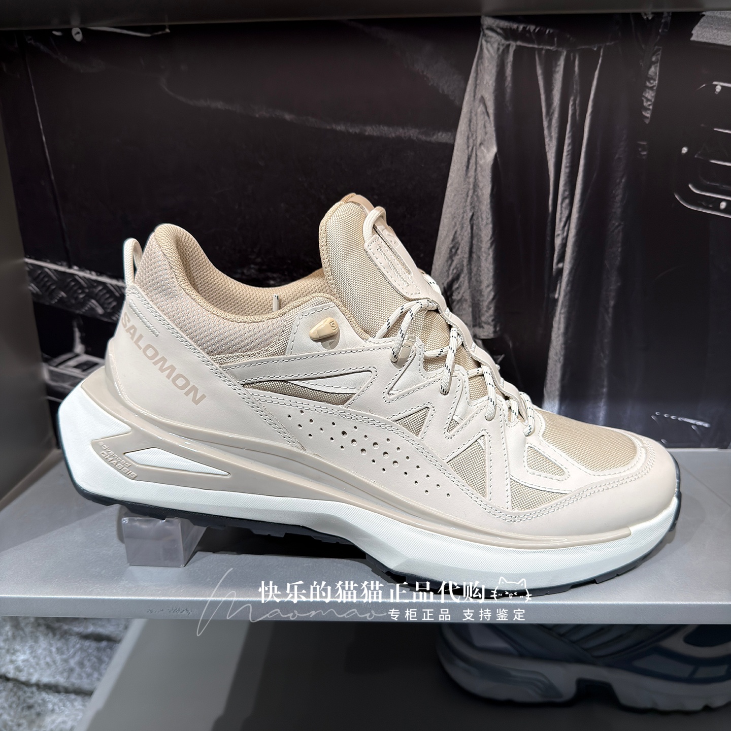 Salomon萨洛蒙皮革户外休闲鞋