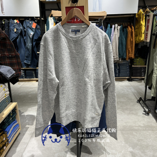 Levis李维斯专柜正品2023男士LMC加绒圆领套头休闲卫衣74553-0014