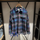 19573 Levis李维斯专柜正品 0201 格子翻领休闲长袖 衬衫 2023 男士