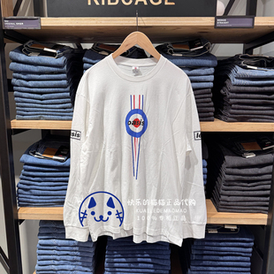 Levis李维斯专柜正品 Oasis男女同款 印花宽松长T恤004EY 0002 2025