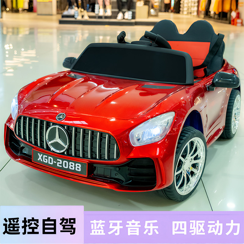儿童电动车四轮车带遥控摇摆宝宝童车儿童汽车可坐宝宝充电玩具车