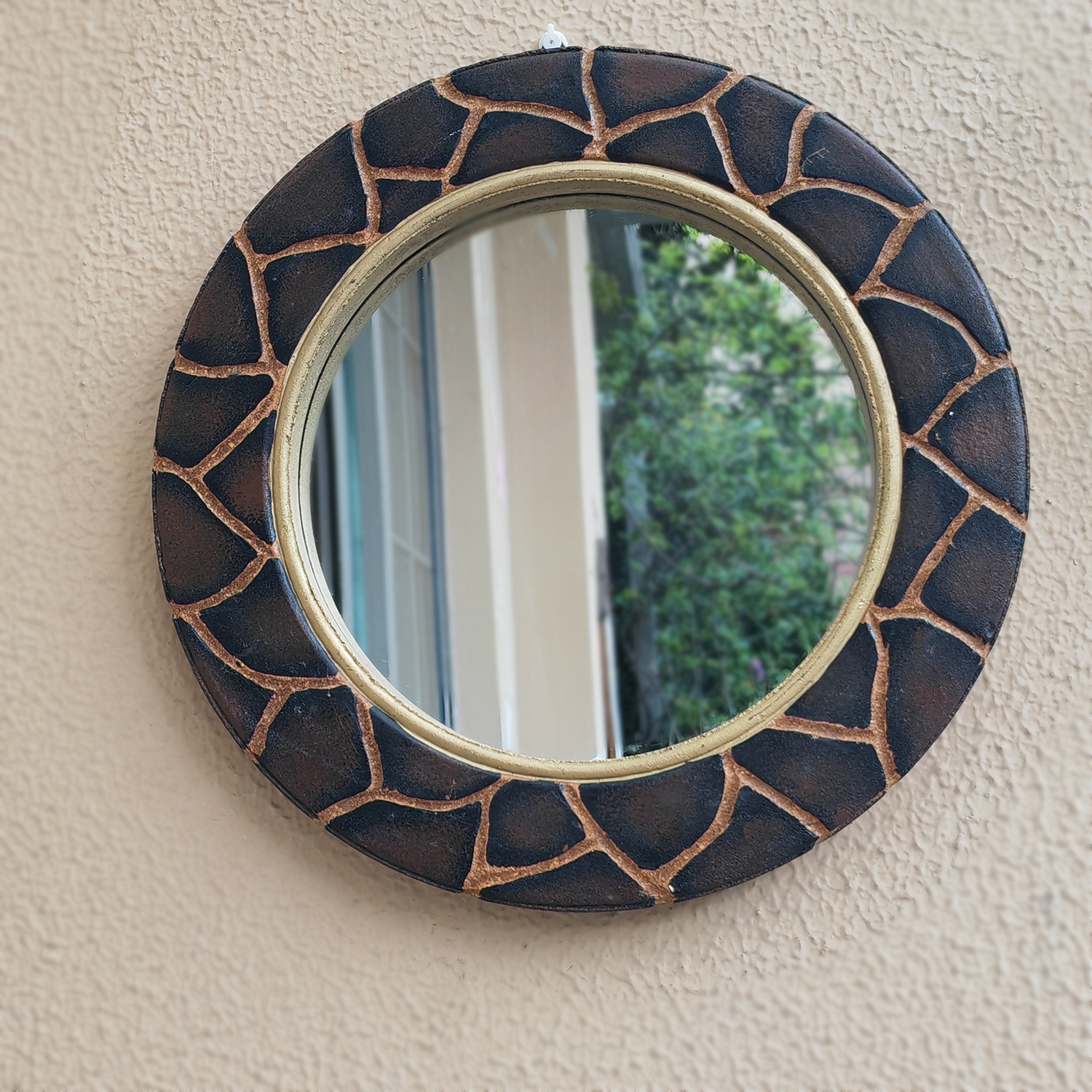 复古风木质装饰镜子外贸孤品集