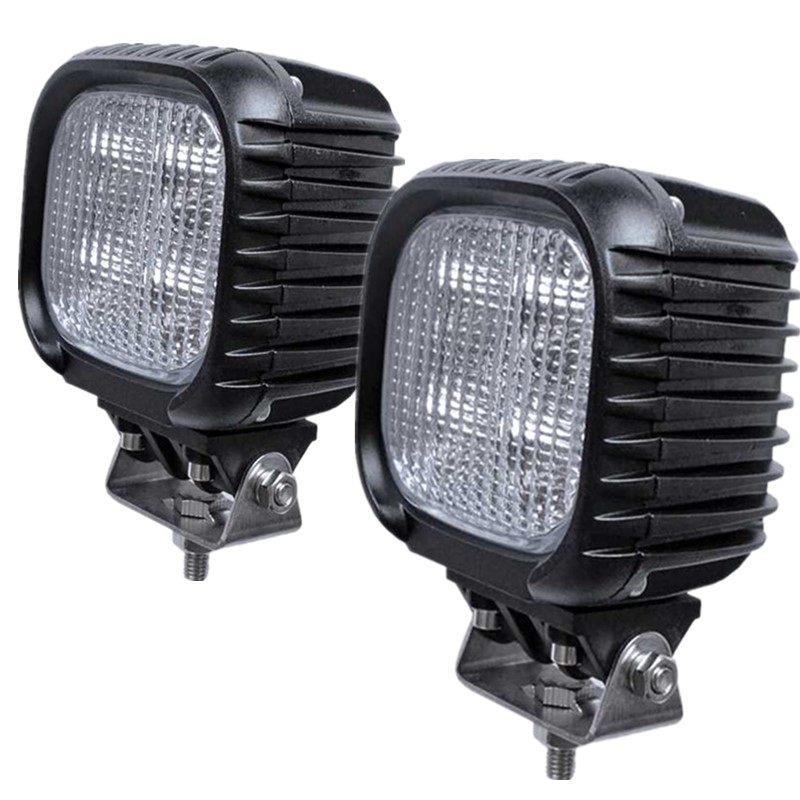 24V工程车灯散光灯挖机叉车前大灯LED工作灯照明灯农机车作业大灯