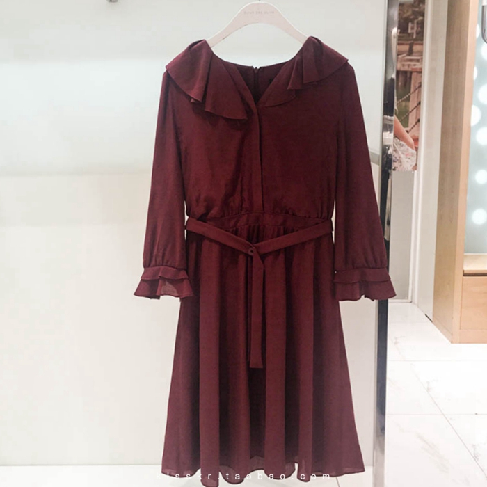 KK家韓國代購 OLIVE DES OLIVE 18秋款 連衣裙OW8AO162直郵
