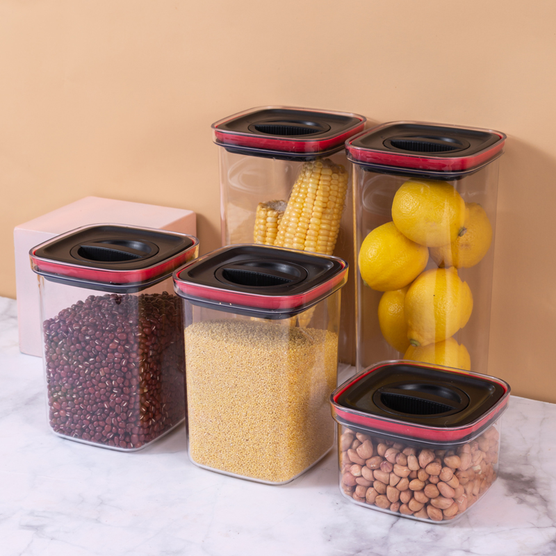 厨房食品级密封罐五谷杂粮收纳盒储物罐零食小吃储存保鲜罐子塑料