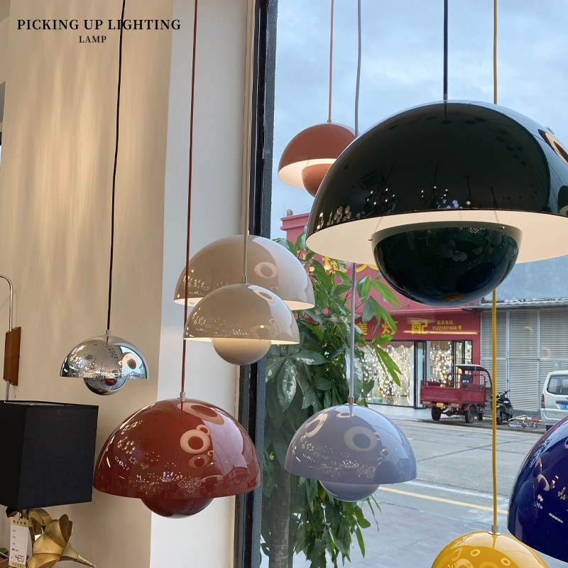 北欧丹麦设计师花苞吊灯现代简约餐厅吧台小吊灯卧室床头吊线灯具