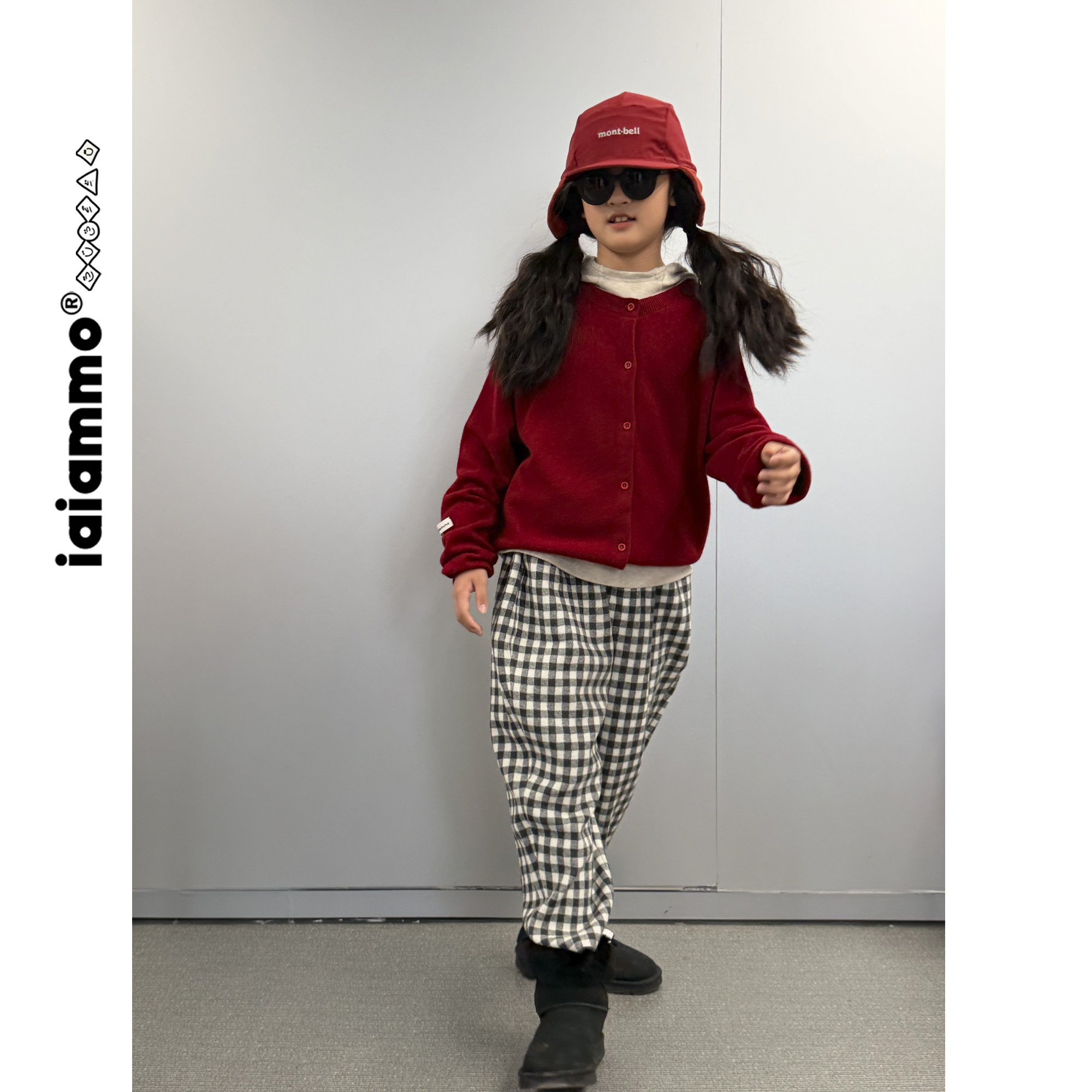 iaiammo丨26AW「新年红」保暖全羊毛针织开衫 男女中大童毛衣外套,童装/婴儿装/亲子装,毛衣/针织衫,淘宝优惠券,粉丝福利购,淘宝优惠卷