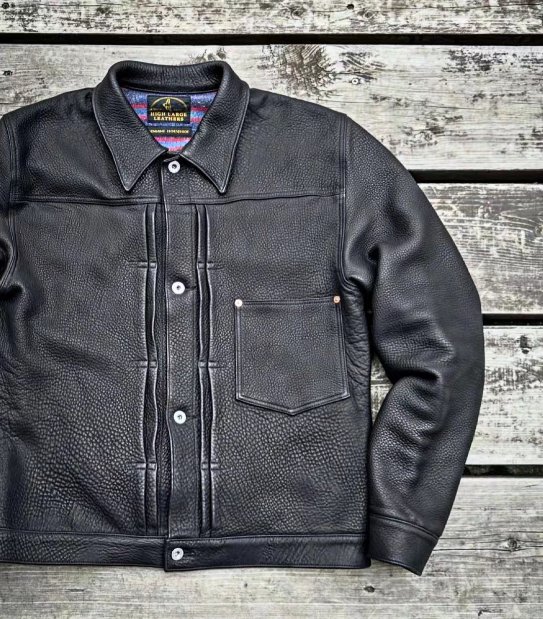 鹿皮HIGHLARGE一代大战夹克