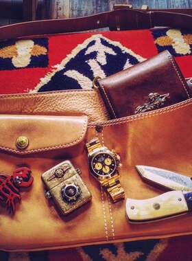 5色现货【superXY】天神 Tenjin Works 枥木多脂革 饺子包NB01款