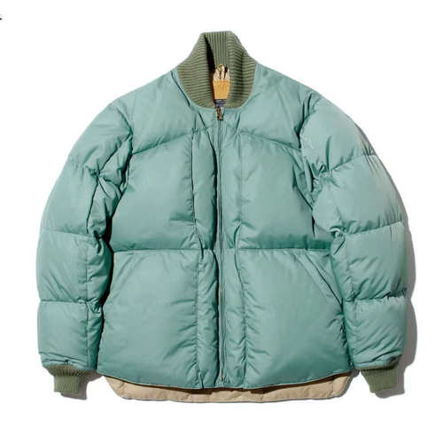 正规代理【superXY】现货 Rocky Mountain 水蓝色复古款羽绒服