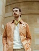 superXY 枥木小牛皮工装 Tenjin 现货 Works天神 WS03 衬衫 皮衣