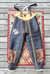 Eastman 正规代理 背带裤 现货 皮毛一体皮裤 superXY