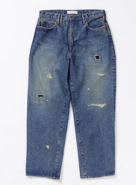 正规代理【superXY】现货 ANACHRONORM 水洗破坏做旧工装仔裤