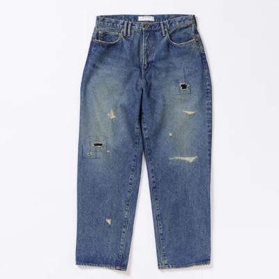 正规代理【superXY】现货 ANACHRONORM 水洗破坏做旧工装仔裤
