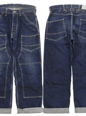 全码现货【superXY】FREEWHEELERS 经典牛仔款 井下工装裤 可落色