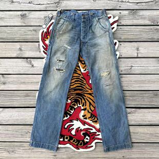 OLD CROW GLAD 正规代理 仔裤 现货 HAND重水洗做旧工装 superXY