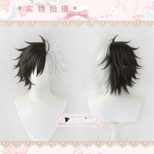 kiratime cosplay假发 wind 樱遥 黑白双色款 breaker防风铃