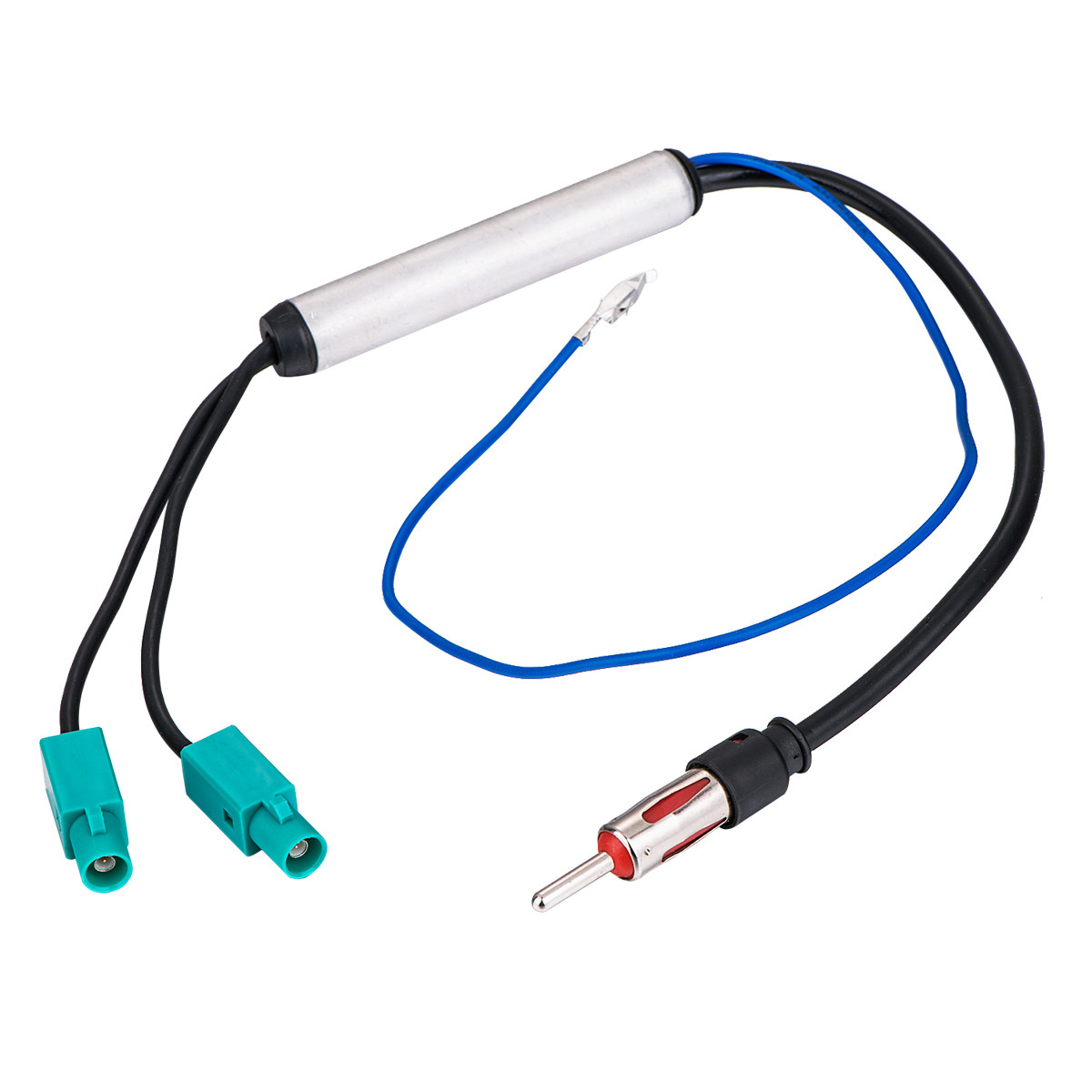 适用于奥迪大众天线连接线合并2FAKRA头子带放大器