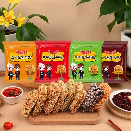 掌心脆面干零食小吃充饥夜宵休闲