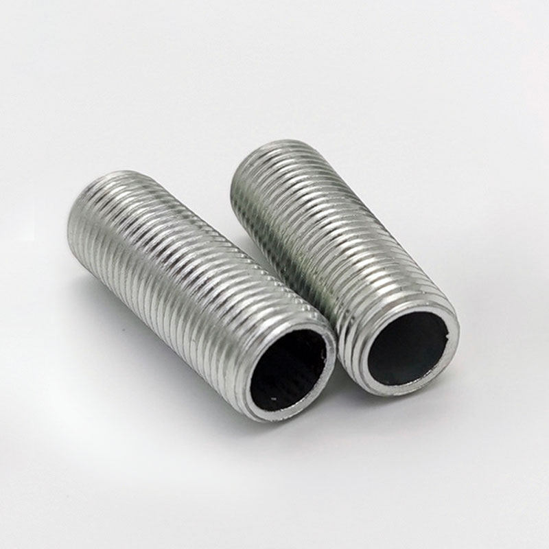 镀锌公制14mm空心螺纹杆碳钢m14全牙丝杆连接管吊杆灯具配件螺杆