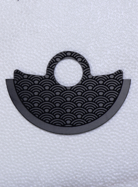 自动陀橙色贴片加UP改装贴片适合NH35 NH36机芯自动摆陀配件