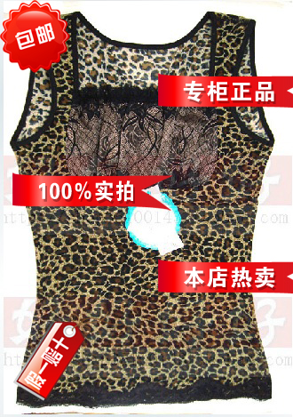 包邮送礼绿时代1056胶原白蛋清凉丝豹纹裹胸吊带塑身美体特价进行