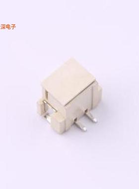 D254F2L1-2W2P43 |XH2.54 1x2P 立贴线对板针座SMD,P=2.5mm