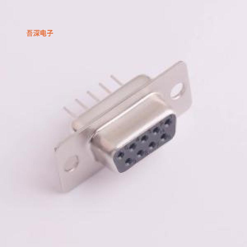 X0209FT7B1 |D-Sub/VGA黑胶,180度插板,铆合型,半金锡