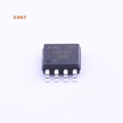 ATTINY85V-10SU |原装工作电压：1.8V~5.5VSOIC-8-208mil