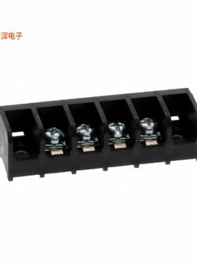 6PCR-04-008 |隔板接线座CONN BARRIER STRIP 4CIRC 0.375