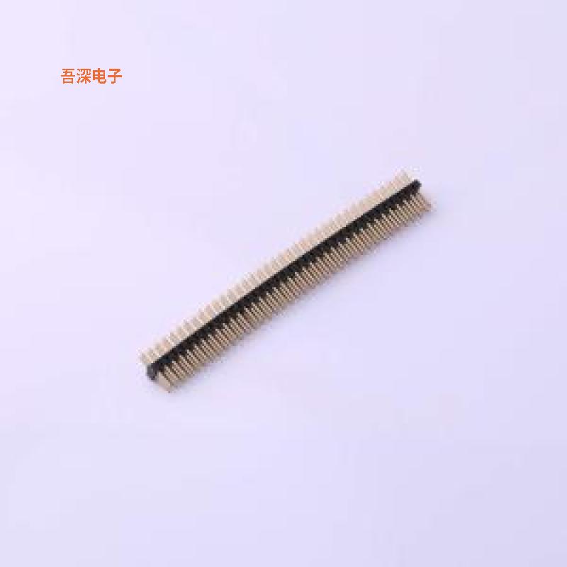 X1321WV-2x37J-C30D23 |排针上针C3.0 下针2.3mm,6T料,Au足1u