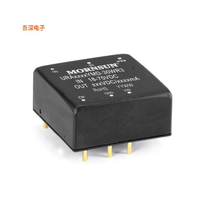 URA4812YMD-30WR3 |隔离模块DC DC CONVERTER +/-12V 30W