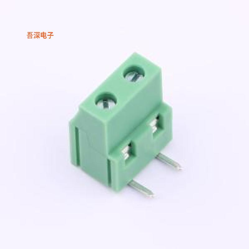 KF129R-7.5-2P |螺钉式接线绿色铜环保一字可拼
